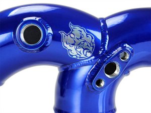 Ford F-250 Super Duty Intake Elbow - Sinister Diesel - Sinister Blue - `99-`03